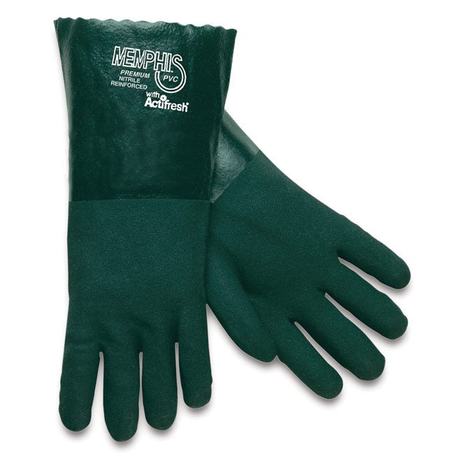 GLOVE PVC ORG REM LINE