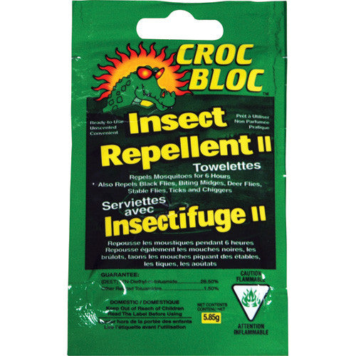 Insect repellent hot sale towelettes