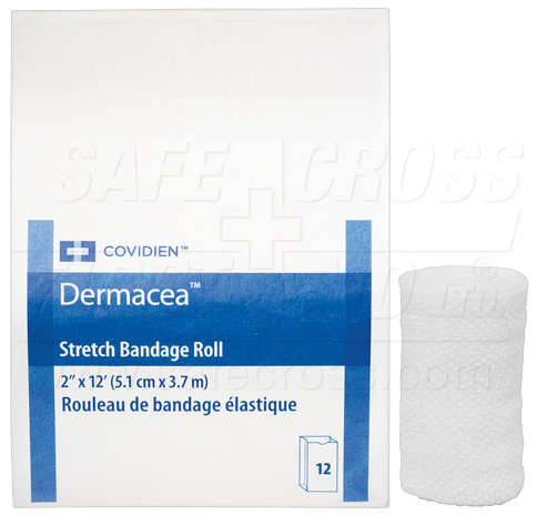 Conforming Stretch Bandage - 2" x 12' Roll, 12/Pack