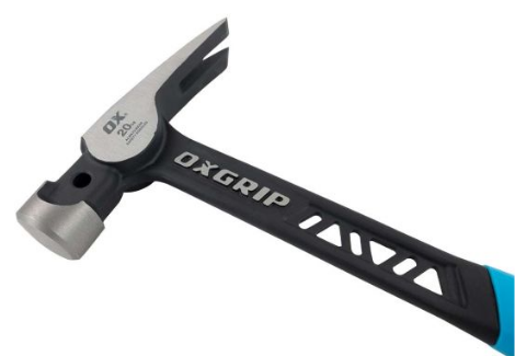 OX Tools Pro Ultrastrike Framing Hammer, Smooth Face 20oz