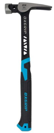 OX Tools Pro Ultrastrike Framing Hammer, Smooth Face 20oz