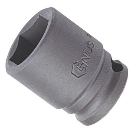 Genius Tools 1/2" Dr. 26mm Impact Socket (CR-Mo)