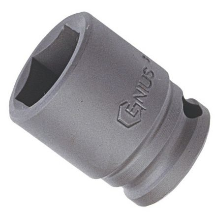 Genius Tools 1/2" Dr. 23mm Impact Socket (CR-Mo)