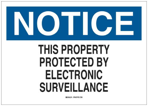 Notice: Electronic Surveillance