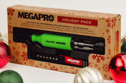 MEGAPRO 8-in-1 Screwdriver Holiday Pack