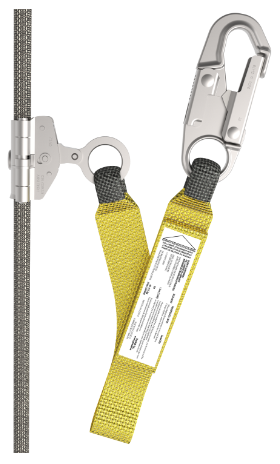 Delta-Plus Rope Grab with 30" Lanyard