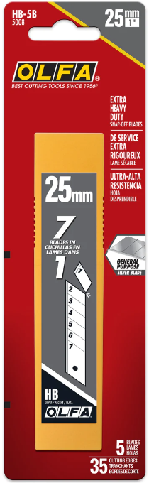 OLFA H-1 Classic Extra Heavy-Duty Utility Knife, 25mm