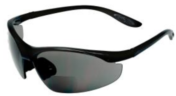 Safety Glasses Bi-focal Readers - Jazz 305 Series - Power X 1.50 - X 2.0 - X 2.5 - Each