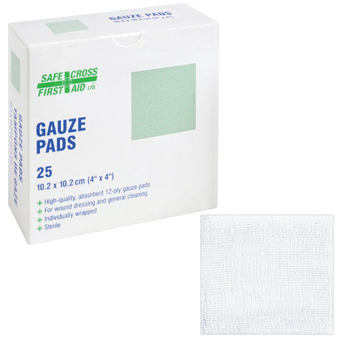Bandage - Gauze Pads Sterile - Various Sizes