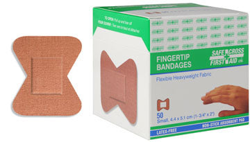 Bandage - Fingertip Flexible Elastic Fabric & Sterile - Various Sizes