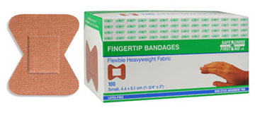 Bandage - Fingertip Flexible Elastic Fabric & Sterile - Various Sizes