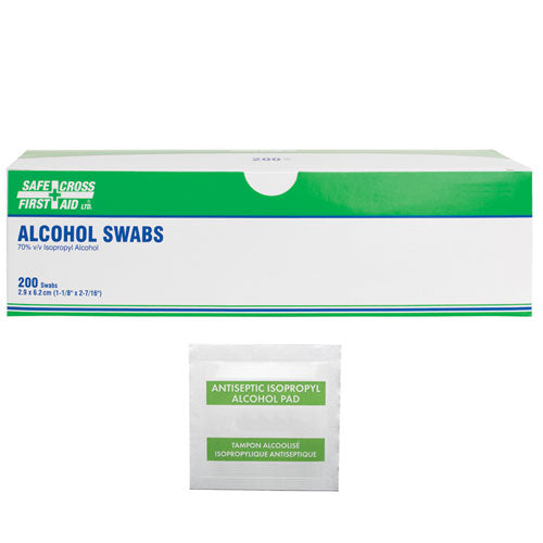 Alcohol Antiseptic Prep Pads 3 x 7cm (200)