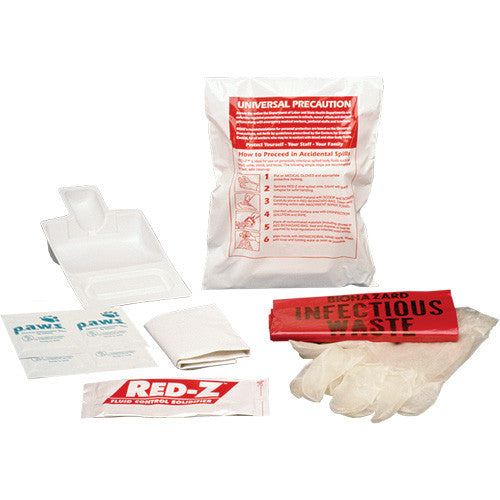 Biohazard Clean-Up Kits For Fluid Spills - Standard Kits