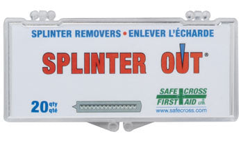 Splinter Out Kit - 20/pk In Plastic Case