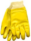 Yellow PVC Glove