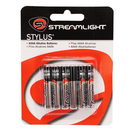 Streamlight 65030 Stylus AAAA Replacement Batteries, 6-Pack