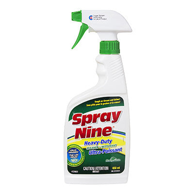 Multi-Purpose Heavy-Duty Cleaner -+ Biodegradable, Non-Solvent - C26822 - 650ML Trigger Bottle - Spray Nine®