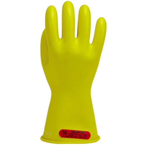 E011Y Rubber Insulating Low Voltage Gloves