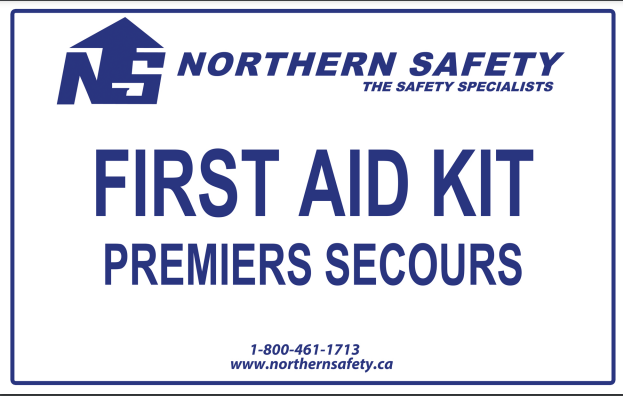 First Aid Kit Deluxe "Ontario" 6-15 Workers Metal Section 9-1 (