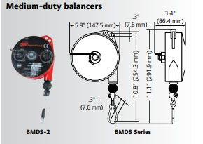 Balancer (Spring) Medium Duty - BMDS-2 - Ingersoll Rand