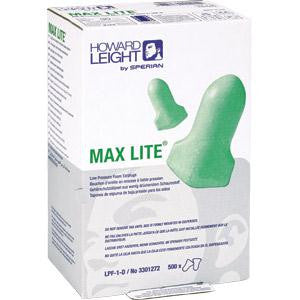 Earplugs Max Lite® Howard Leight® LPF-1-D Dispenser 500/Box (NRR30)