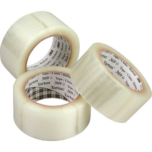 Tape Clear Box Sealing, 369, 3M™ Tartan™ 48 mm x 100 m - 2" X 328'