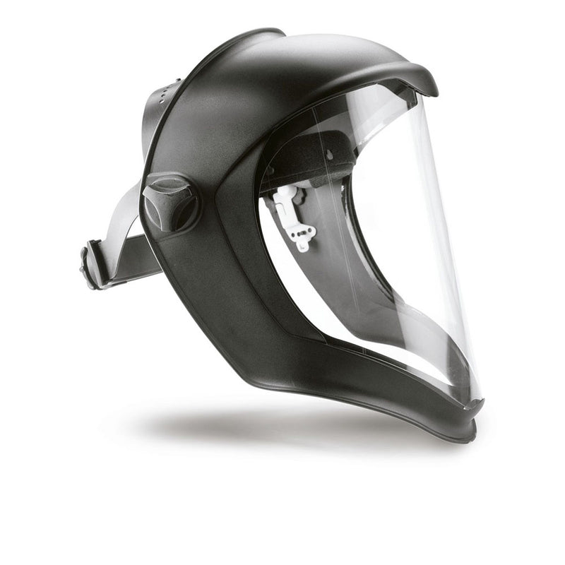 Honeywell Bionic Shield Assembly - Clear - Ratchet Adjustment Suspension Matte Black Head Gear