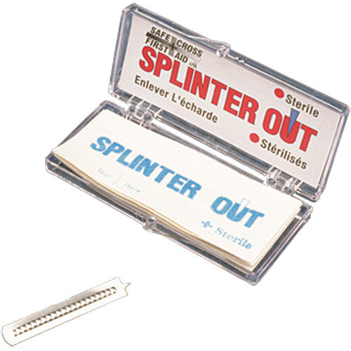 Splinter Out Kit - 20/pk In Plastic Case