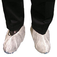 Shoe/Boot Covers -  White TYVEK - TY450S - Sold in Pairs 100/Case