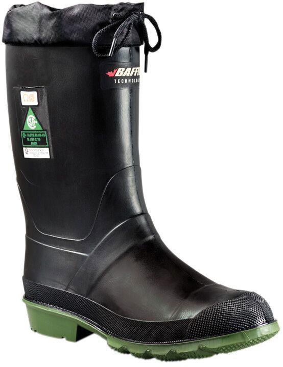 Hunter Rubber Safety Boots Green Patch - 8564 - Canadian Made
