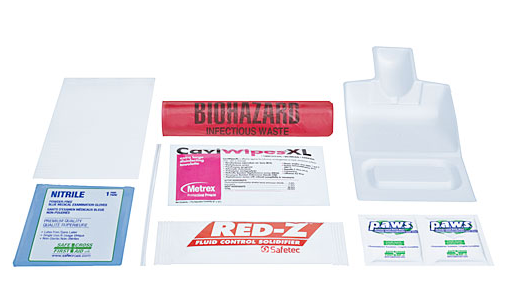 Biohazard Clean-Up Kits For Fluid Spills - Standard Kits