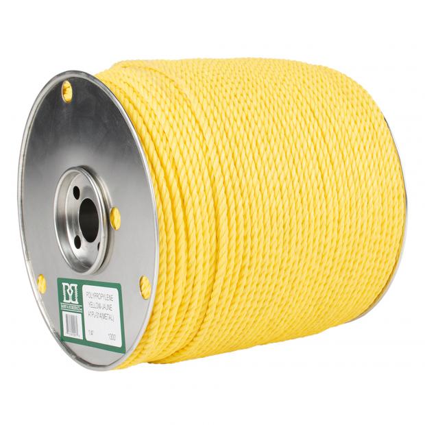 Reels of Yellow Poly Rope