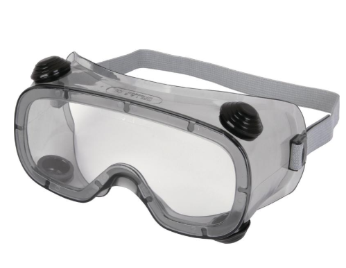 Goggles Clear Polycarbonate With Indirect Venting - Ruiz