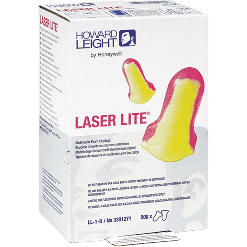 Earplugs Laser Lite® Howard Leight™ Honeywell LL-1-D Refill/Bulk 500/Box (NRR32)
