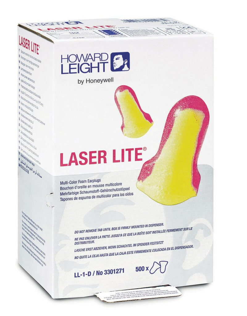 Earplugs Laser Lite® Howard Leight™ Honeywell LL-1 Pair/Poly Bag 200/Box (NRR32)